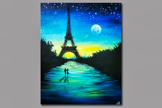 Paint Nite: Moonlit Night In Paris